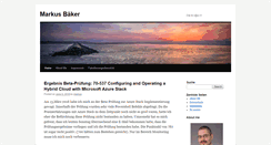 Desktop Screenshot of mbaeker.de